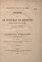 De l’atrophie musculaire : rhumatismale. 1873