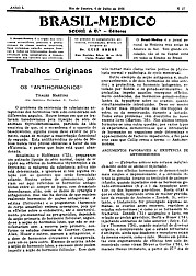 [Periódico] O Brazil-Medico : revista semanal de medicina e cirurgia, v. 50, P2, jul-dez, 1936