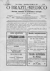 [Periódico] O Brazil-Medico : revista semanal de medicina e cirurgia, v. 1, P2, abr-jul, 1887