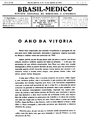 [Periódico] O Brazil-Medico : revista semanal de medicina e cirurgia, v. 58, 1944