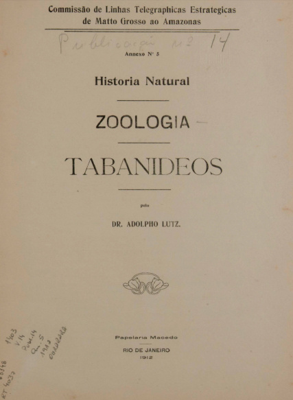LinkHistoria Natural : Zoologia. Publ. 14 V. 14 An. 5 1912