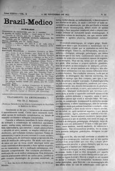 [Periódico] O Brazil-Medico : revista semanal de medicina e cirurgia, v. 36, P5, nov-dez, 1922