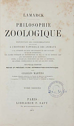 Philosophie Zoologique, ou, Exposition des considérations relatives à l'histoire naturelle des Anima