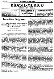 [Periódico] O Brazil-Medico : revista semanal de medicina e cirurgia, v. 51, P2, jul-dez, 1937