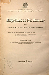 Expedição ao Rio Ronuro. Publ. 90 V. 90 1945