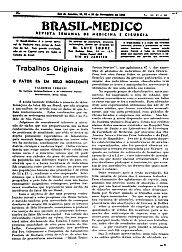 [Periódico] O Brazil-Medico : revista semanal de medicina e cirurgia, v. 60, 1946