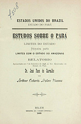 Estudos sobre o Pará. 1899-1901