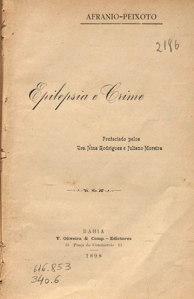 Epilepsia e Crime.1898