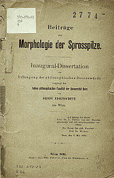 Beitrage zur morphologie der sprosspilze.1895