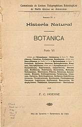 Hstória Natural : Botanica. Publ. 41 Vol. 41 Parte VI 1915