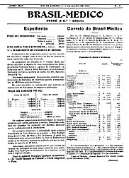 [Periódico] O Brazil-Medico : revista semanal de medicina e cirurgia, v. 49, P2, jul-dez, 1935