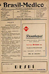 [Periódico] O Brazil-Medico : revista semanal de medicina e cirurgia, v. 59, P2, maio-set, 1945