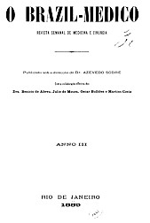 [Periódico] O Brazil-Medico : revista semanal de medicina e cirurgia, v. 3, 1889