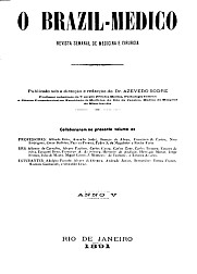 [Periódico] O Brazil-Medico : revista semanal de medicina e cirurgia, v. 5, 1891