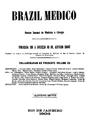 [Periódico] O Brazil-Medico : revista semanal de medicina e cirurgia, v. 16, 1902