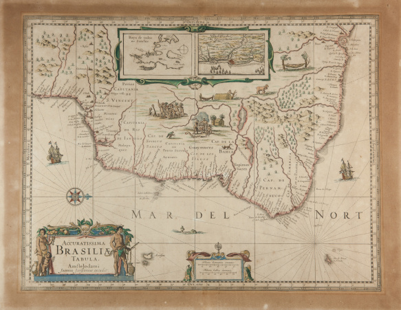 Accuratissima Brasiliae tabula. [16--]