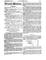 [Periódico] O Brazil-Medico : revista semanal de medicina e cirurgia, v. 37, P1, 1923