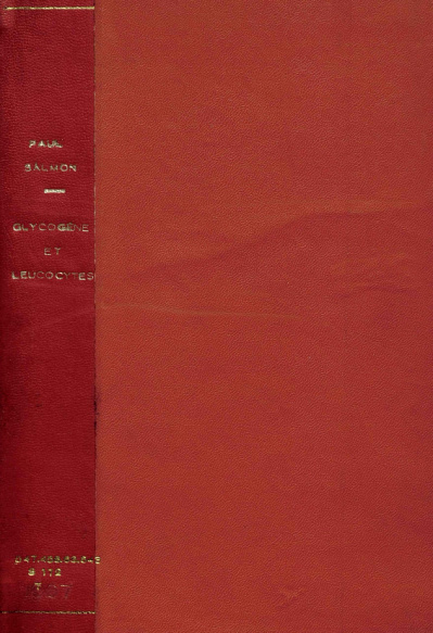 Glycogène et leucocytes.1899