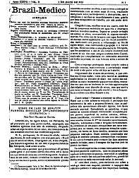 [Periódico] O Brazil-Medico : revista semanal de medicina e cirurgia, v. 37, P2, 1923