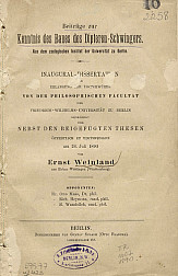 Beitrage zur kenntnis des baues des dipteren-schwingers.1890
