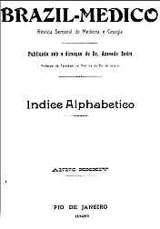 [Periódico] O Brazil-Medico : revista semanal de medicina e cirurgia, v. 34, 1920