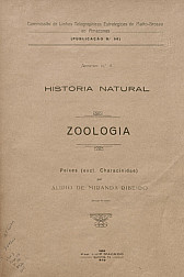 Historia Natural:: Zoologia: Peixes. Publ. 58 V. 58, 1920