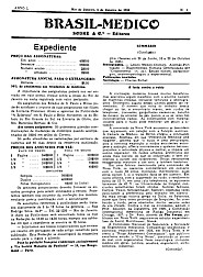 [Periódico] O Brazil-Medico : revista semanal de medicina e cirurgia, v. 50, P1, jan-jun, 1936