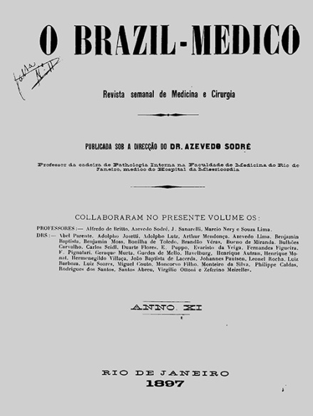 [Periódico] O Brazil-Medico : revista semanal de medicina e cirurgia, v. 11, 1897