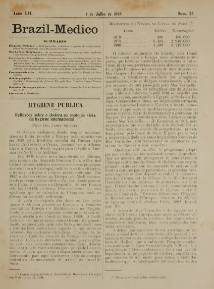 [Periódico] O Brazil-Medico : revista semanal de medicina e cirurgia, v. 22, P2, jul-dez, 1908